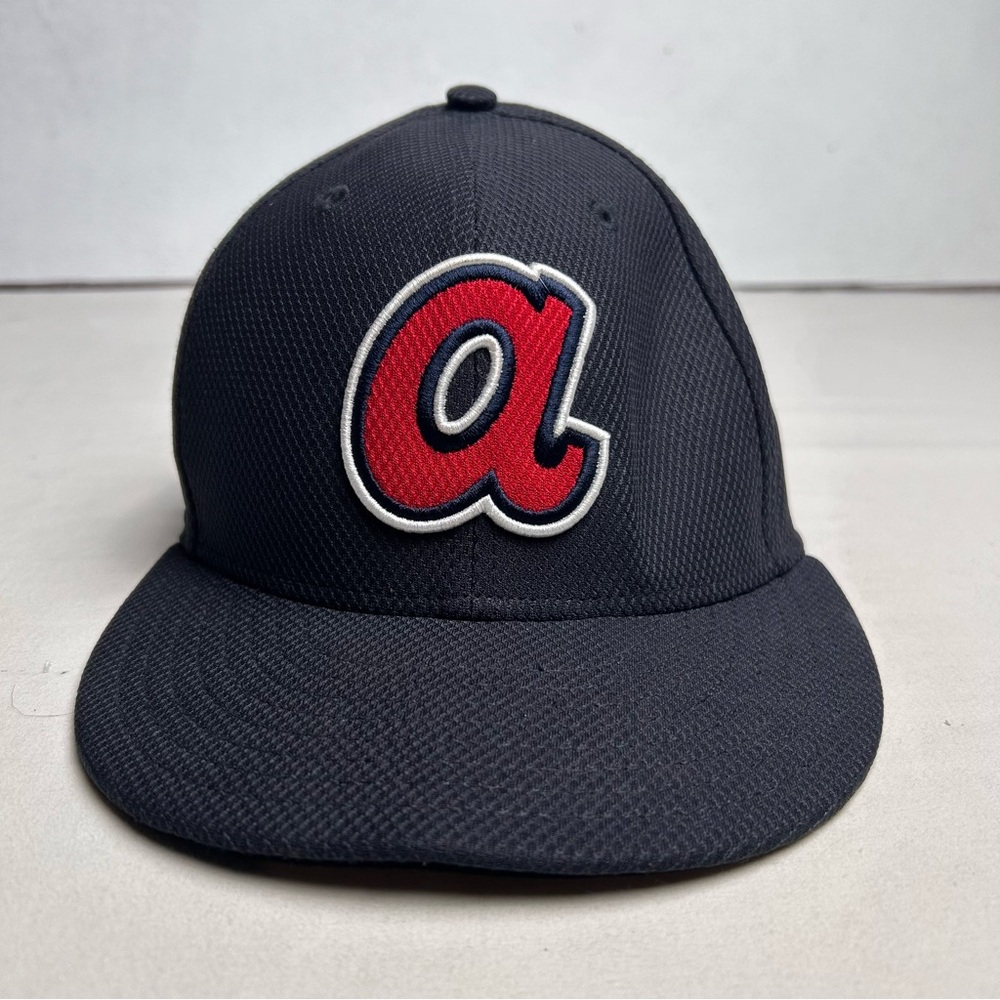 Atlanta Braves Dark Blue Baseball Cap with red a